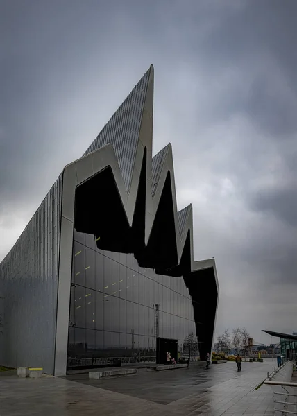 Glasgow Riverside Museum Dramatic View — 스톡 사진