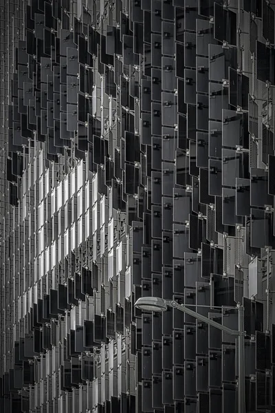 Абстрактное Фоновое Изображение Окон Многоэтажной Парковке — стоковое фото
