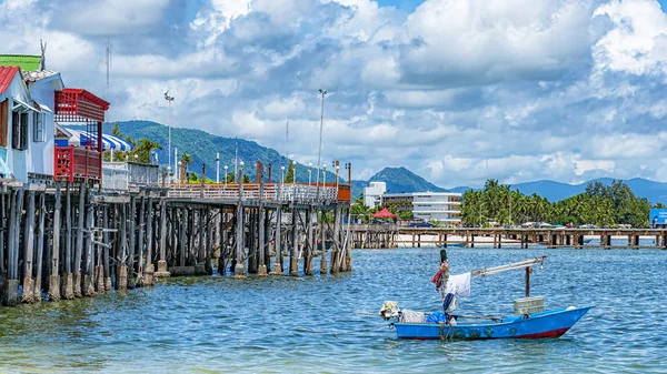 Uno Dei Tanti Moli Che Ospitano Caffè Ristoranti Hua Hin — Foto Stock