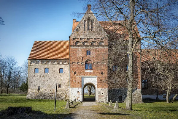 Borgeby Castle Lies Lomma Municipality Skane Southern Sweden Kavlingean Largest — Stock Photo, Image