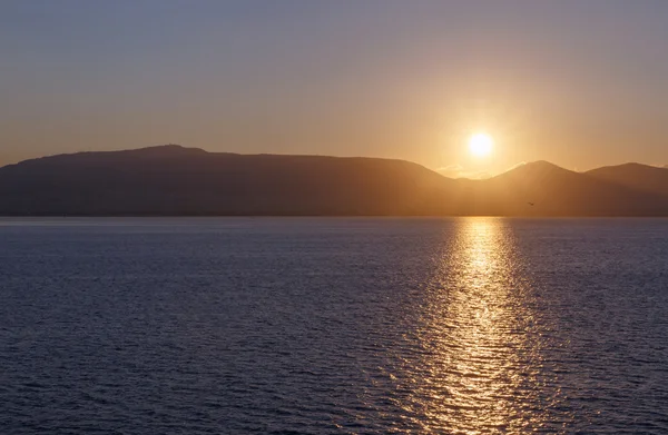 Восход солнца в Греции — стоковое фото