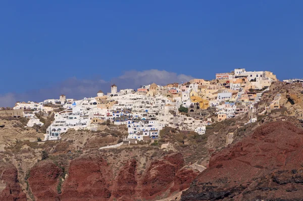 Blick auf die Stadt am Santorini — Stockfoto