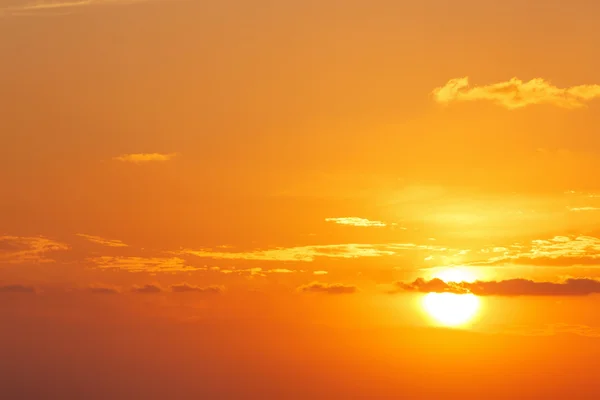 Coucher de soleil pittoresque sur Santorin — Photo