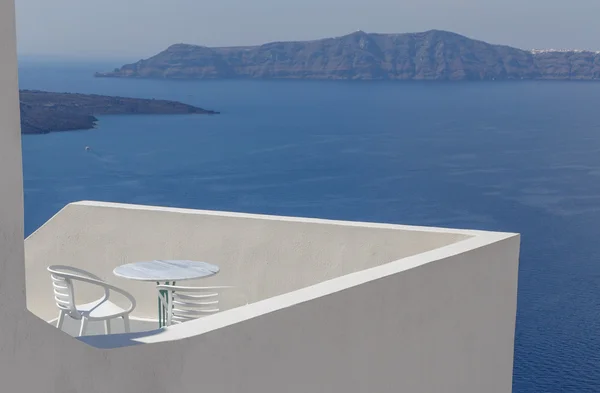 balcony with view on caldera