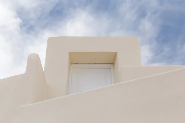 Puerta de casa tradicional en Oia — Foto de Stock