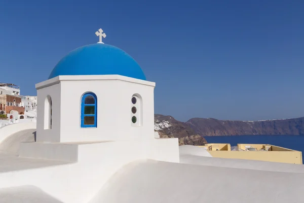 Kościół w Oia na Santorini — Zdjęcie stockowe