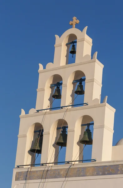 Oia Kilisesi'nin çan kulesi — Stok fotoğraf