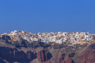 santorini için Oia şehir