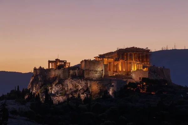 Acropoli di Atene all'alba — Foto Stock