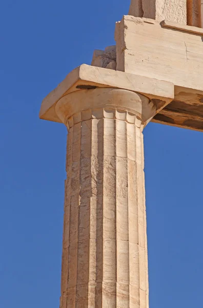 Coluna de templo de Parthenon — Fotografia de Stock