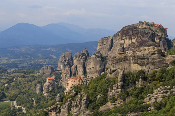 Tiga biara Meteora — Stok Foto