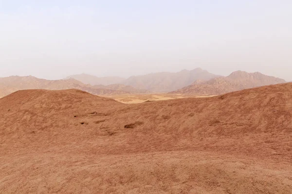 Glissement de terrain sur la montagne au Sinaï — Photo