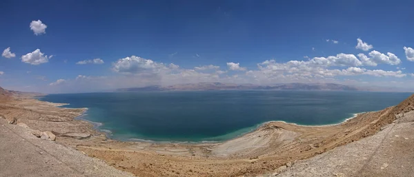 Vue panoramique sur la mer Morte — Photo