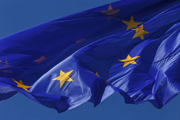 Bandera de la Unión Europea — Foto de Stock