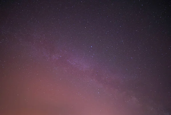 Vintergatan i natthimlen — Stockfoto
