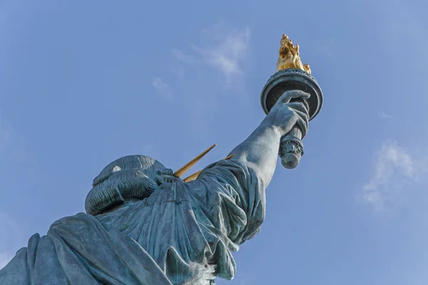 Achterzijde van de Statue of Liberty — Stockfoto