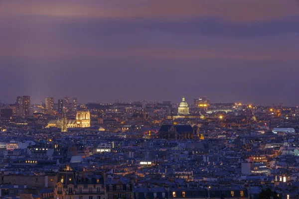 Vista de París por la noche —  Fotos de Stock