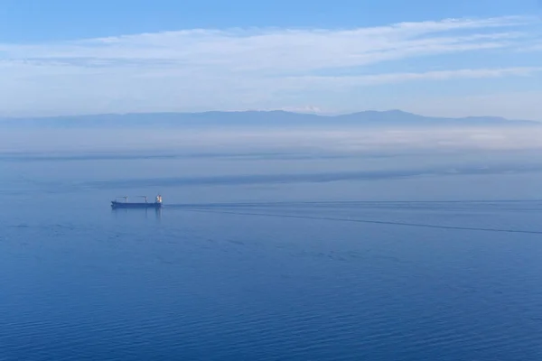 Paesaggio Con Nave Mare Vicino Istanbul Turchia — Foto Stock