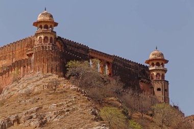 görme gücü-in Jaigarh kaleden Amer Fort Jaipur, Hindistan