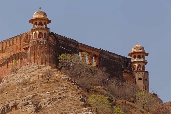 Zicht Van Jaigarh Fort Uit Amer Fort Jaipur India — Stockfoto