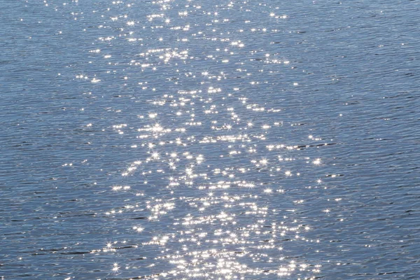 Vue Sur Éclat Soleil Surface Rivière — Photo