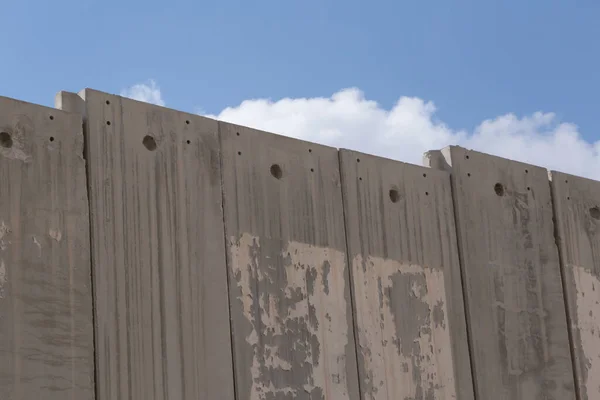 Vista Della Barriera Israeliana Della Cisgiordania Betlemme — Foto Stock