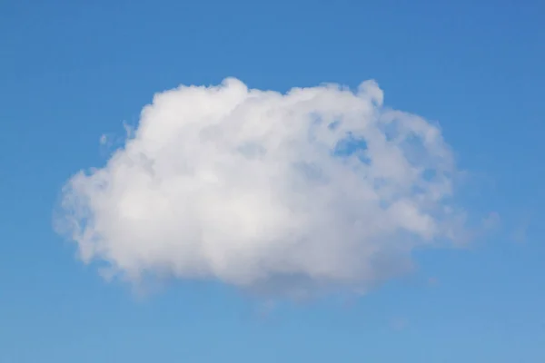 Vue Nuage Blanc Dans Ciel Bleu — Photo