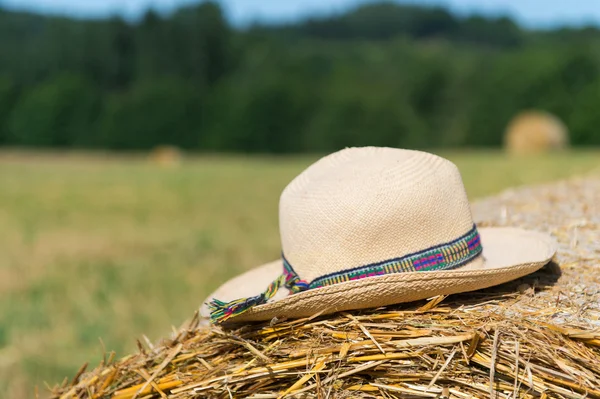 White summer hat — Stock Photo, Image