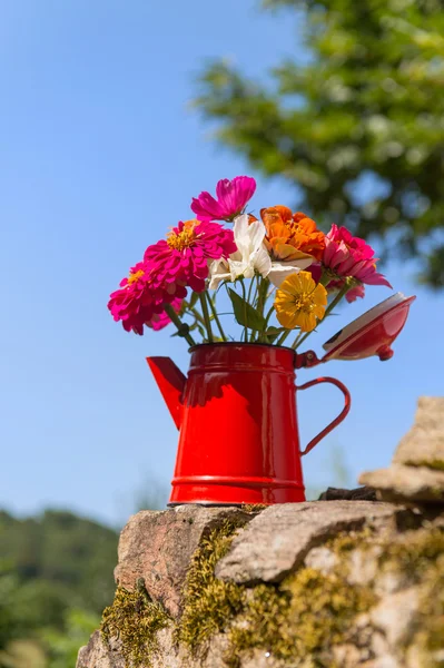 Bukett trädgård blommor — Stockfoto