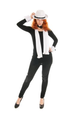 Parti için giymiş kadın