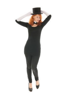 Parti için giymiş kadın