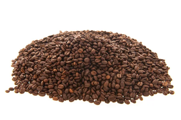 Häuft Kaffeebohnen — Stockfoto