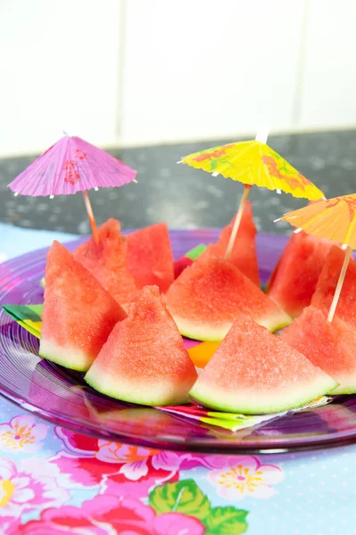 Vattenmelon för fest — Stockfoto