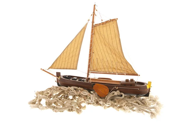 Old Dutch sail boat — Stock Photo, Image