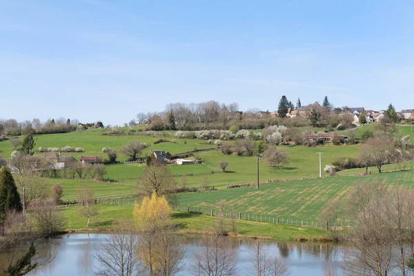 Krajobraz francuskiej Limousin — Zdjęcie stockowe