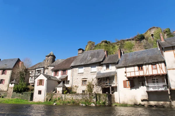 French village Segur-le-Chateau — Stockfoto