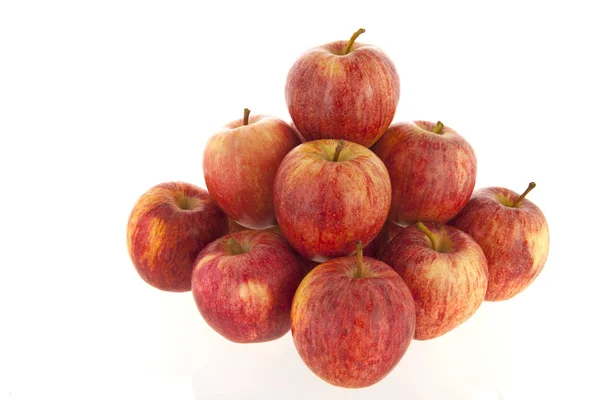 Manzanas rojas piramidales — Foto de Stock