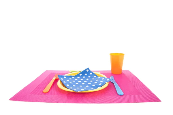 Set table isolated — Stock Photo, Image
