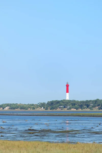 Lighthouse at the French Atlantic coast — Stock Photo, Image