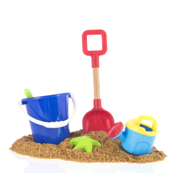 Toys at the beach — Stock Photo, Image