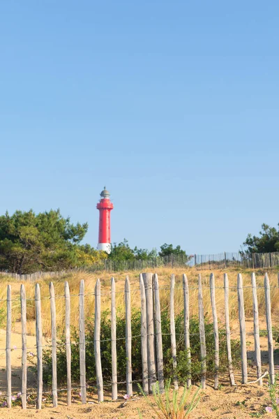 Lighthouse at the beach — Stock Photo, Image