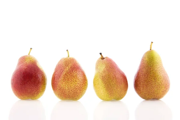 Röda och gula päron — Stockfoto
