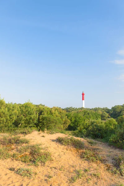 Lighthouse at the beach — Stock Photo, Image