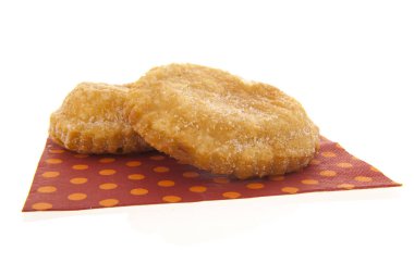 Apple beignets izole