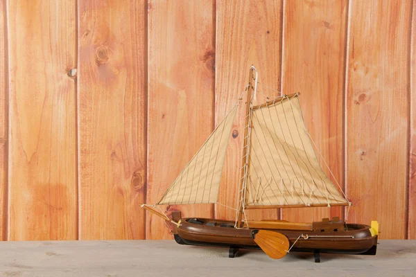 Miniature sailboat from Holland — Stock Photo, Image