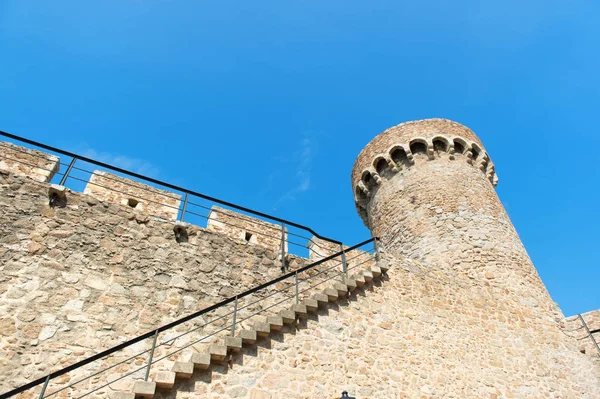 Wszystko zamek Costa Brava — Zdjęcie stockowe