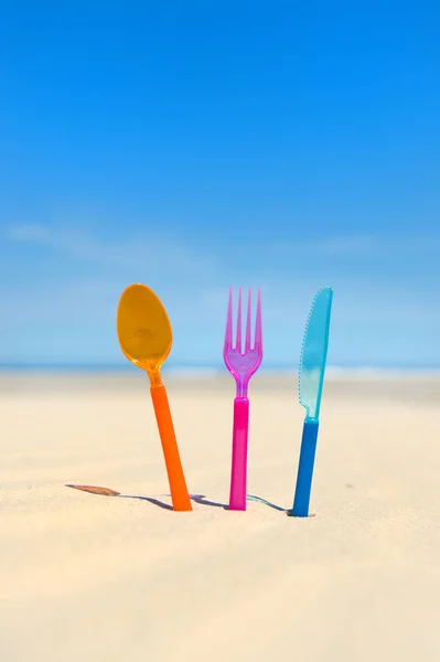 Restaurant at the beach — Stock Photo, Image