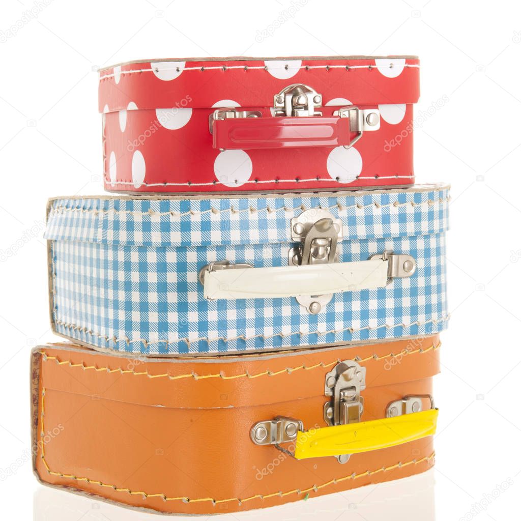 Colorful suitcases