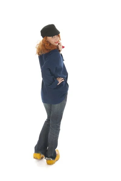 Dutch female farmer — Stock Photo, Image