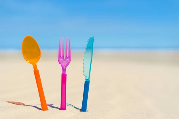 Restaurante en la playa — Foto de Stock
